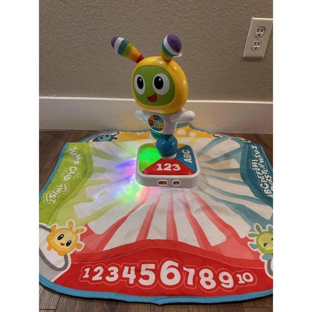 $29 🌙 Fisher-Price Bright Beats Learnin' Lights Dance Mat BeatBo Works READ